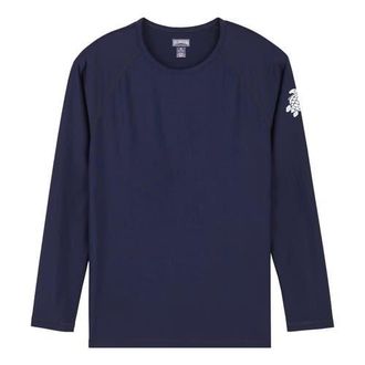 Vilebrequin Mens Solid Rashguard in Bleu Marine at Nordstrom, Size Xxx-Large