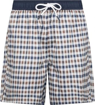 Aquascutum Iconic Volley Zwemshorts - Heren - Strandmode - Veelkleurig - S - Nylon - Badmode