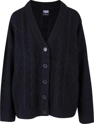 Urban Classics Dames/Dames Kabelbreiwerk Vest (Zwart)