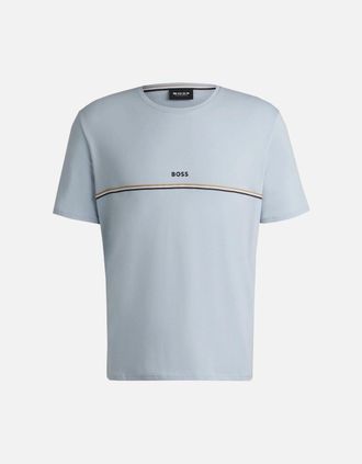 HUGO BOSS Mens Hugo Boss Mens Unique Light Blue T-shirt - Size: 44