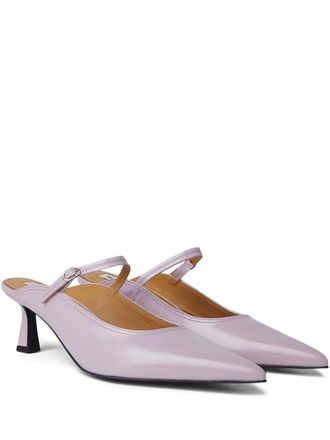 Reike Nen leather mules - women - Calf Leather/Calf Leather/Calf Leather - 36 - Purple