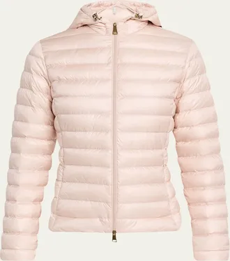 Moncler Igelhood Water-Repellent Hooded Down Jacket