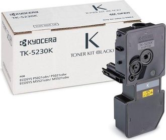 Kyocera Cartucho De T&oacute;ner Negro Original Kyocera Tk-5230k, 1 Unidad, 0t2r90nl