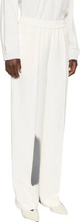 Fabiana Filippi Broeken, Dames, Beige, XS, Satijn, Wijde broek