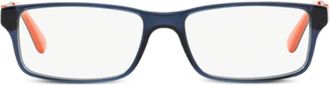 Polo Ralph Lauren rectangle-frame glasses - Blue