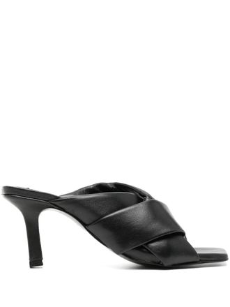 Senso Mabel 70mm sandals - women - Leather/Resin/Nappa Leather - 41 - Black