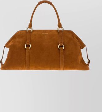 Alexander McQueen suede shoulder bag