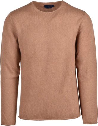 Daniele Fiesoli Crewneck Pullover In Sumptuous Alpaca And Merino Wool Blend