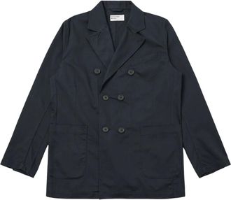 Universal Works Hombre, Chaquetas, Azul, Talla: M