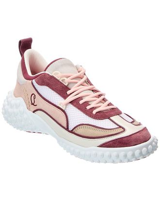 Christian Louboutin Logo Suede Sneaker
