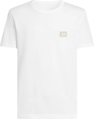 Dolce & Gabbana T-shirts en Poloshirts - Heren - T-shirts - Wit - XL - Tops