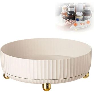 OEM Estante Giratorio Para Especias - 360 Grados, Para Refrigerador Y Armario De Cocina, Organizador De Cocina, Ahorra Espacio, Transparente Y De Funciona