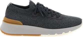 Brunello Cucinelli Grey Runner Sneakers