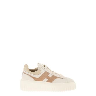 Hogan H-Stripes Sneakers - Heren - Sneakers - Beige - 41 EU - Leer - Schoenen