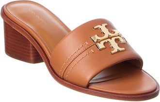 Tory Burch Everly Block Heel Leather Sandal