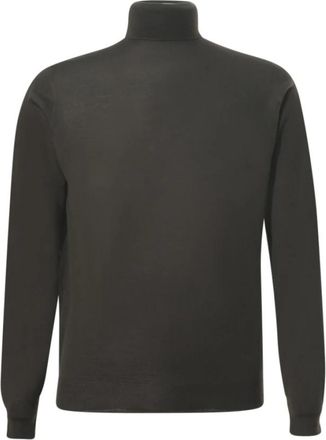 Drumohr D0D104 Turtleneck Sweater - Heren - Coltruien - Bruin - 2XL - Wol - Truien & Vesten