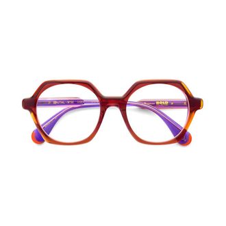 Etnia Barcelona Brutal No.32 Bold Geometric Eyeglasses with Tortoiseshell Front