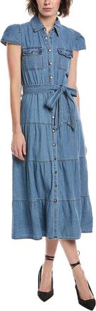 Fate Denim Midi Dress