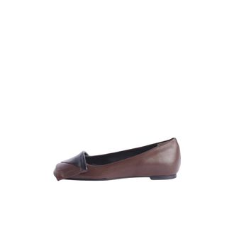 L'Arianna Flat Lux - female - LARIANNA - Ballerina Shoes - Brown - 7 1/2 UK - Shoes