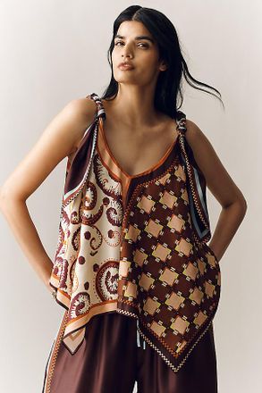 Alemais Wilson Silk Scarf Top