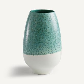 AM.PM Tweekleurige vaas van geglazuurd aardewerk, DOLO
