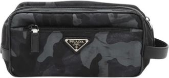 Prada Pre-owned Clutches, male, Black, Size: ONE SIZE Pre-owned Clutch bag