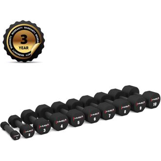 OEM Hpt04 2 X 4 Kg Mancuernas De Poliuretano Tpu Hms