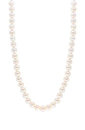 Effy 14K Yellow Gold Cultured Pearl Necklace in White at Nordstrom Rack