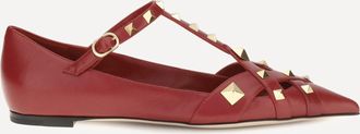 Valentino Garavani Studdy Ballerinas in kidskin Female 36.5