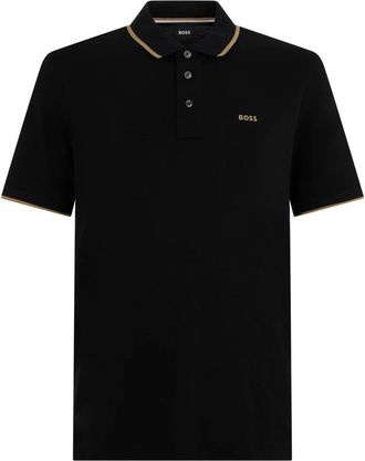 HUGO BOSS Parlay 190 Piqu&eacute; Katoen Polo - Heren - Polos - Zwart - XL - Katoen - Tops