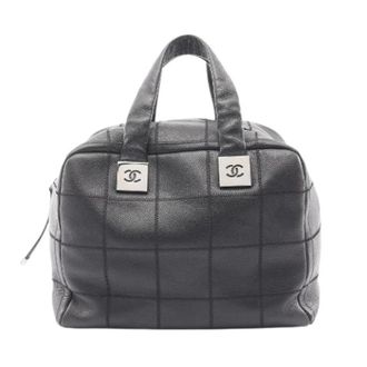 Chanel Pre-owned Chocolate Bar Kalfsleer Handtas - Dames - Pre-owned - Zwart - Maat: ONE Size Leer