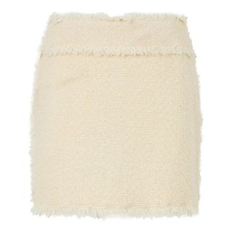 Alberta Ferretti Rokken, Dames, Beige, L, Wol, Korte Rok