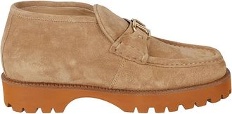 Valentino Garavani Lord Chunky Loafer - Heren - Loafers - Beige - 40 EU - Leer - Schoenen