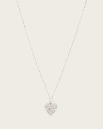 AllSaints Lia Heart Necklace