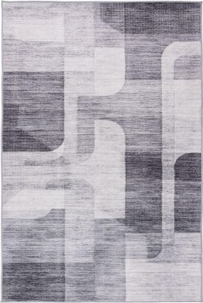 LALEE Waschbarer Design Teppich Vegas 202 - Silver