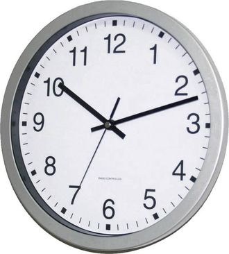 Eurotime Eurotime 56831-07 Reloj De Pared Radiocontrolado Plateado 30 Cm