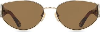 Chlo&eacute; CH0260S 002 Womens Sunglasses Gold Size 59