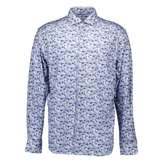 Eton Casual Overhemd - Heren - Casual Overhemden - Blauw - 4XL - Katoen - Overhemden