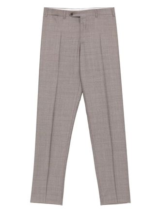 Canali wool trousers - Brown
