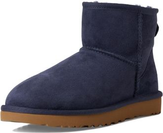 UGG Womens Classic Mini li Boot, Dark Indigo, 8 UK