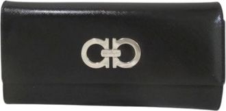 Ferragamo Pre-owned Wallets, male, Black, Size: ONE SIZE Pre-owned Leather wallets
