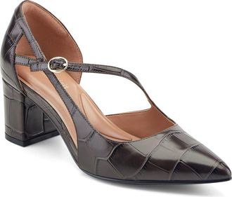 Easy Spirit Nerina DOrsay Pump in Dark Brown Emb at Nordstrom, Size 10.5
