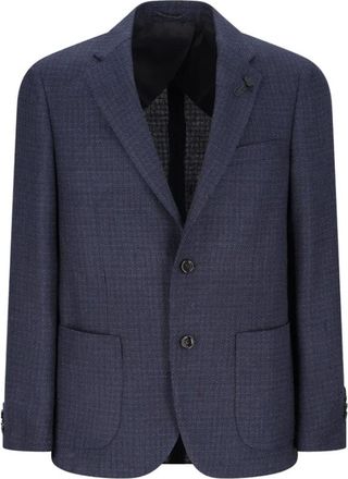 Lardini Blazers, male, Blue, XL, Iconic Drop Jacket for Men