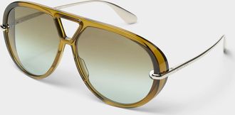 Bottega Veneta Aviator sunglasses