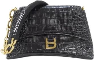 Balenciaga Pre-owned Shoulder Bags, female, Black, Size: ONE SIZE Pre-owned Calf Shoulder Bag