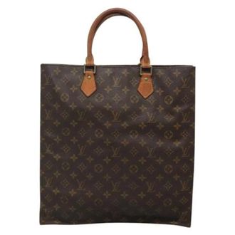 Louis Vuitton Pre-owned Tela bolsos-de-mano - Pre-owned - Mujer - Marr&oacute;n - ONE SIZE