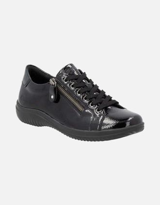 Remonte Womens Remonte D1E03-01 Black patent
