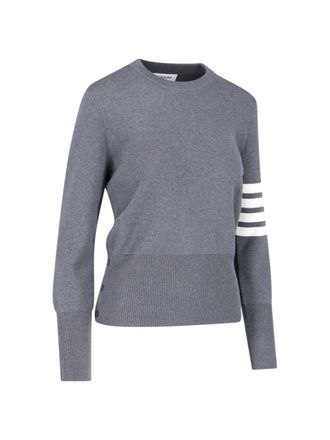 Thom Browne Womens Sweaters Grey Cotton