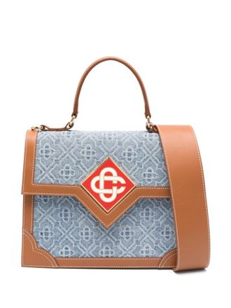 Casablanca Jeanne tote bag - women - Calf Leather/Fabric - OS - Brown