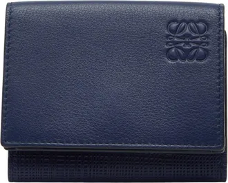 Loewe Blue Leather Wallet (Tri-Fold) (Pre-Owned)